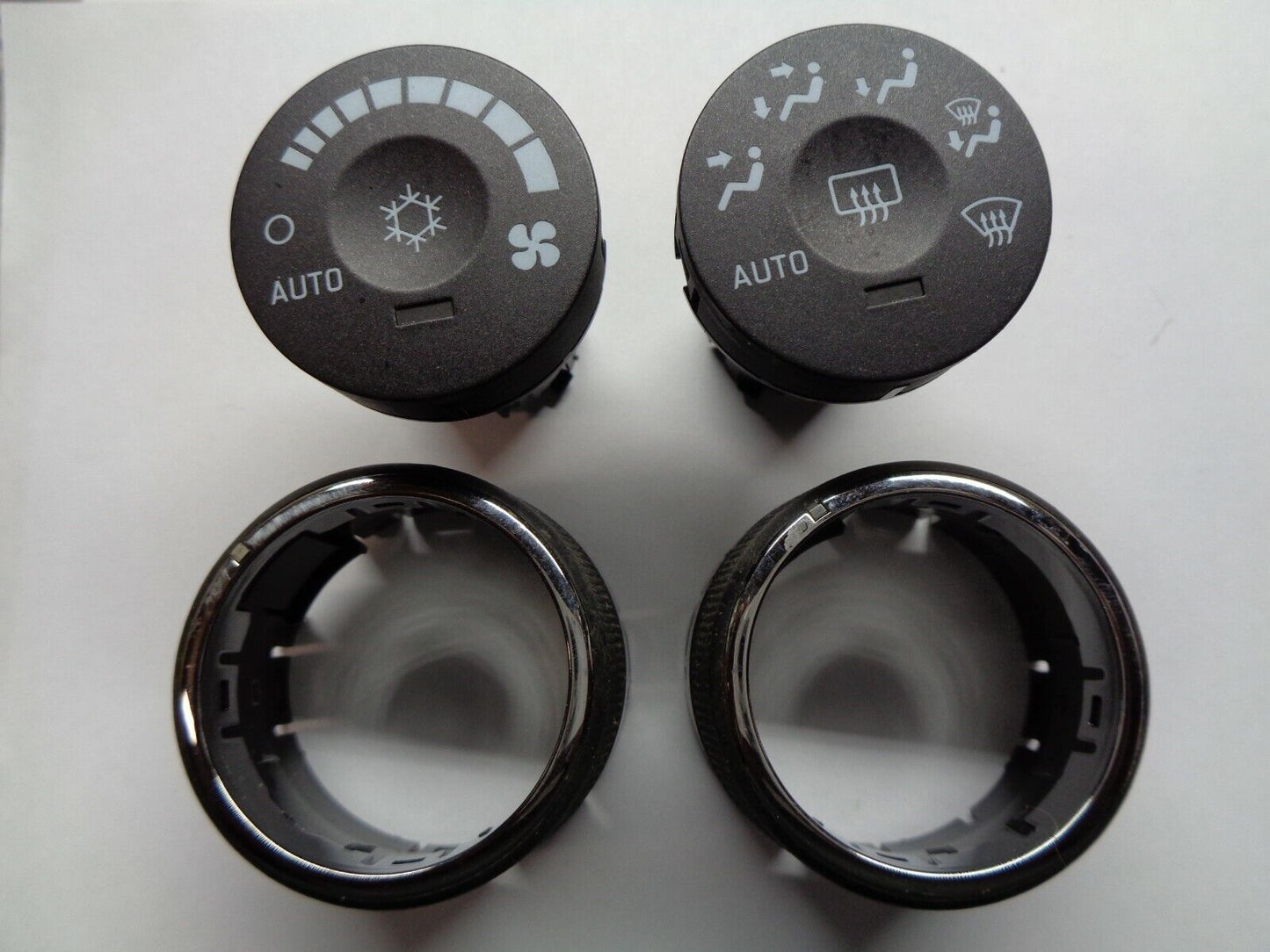 06 07 08 09  CADILLAC DTS CLIMATE CONTROL FAN A/C HEATER KNOB SET OEM FREE SHIP!