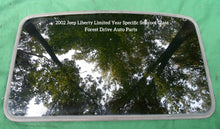 2002 JEEP LIBERTY LIMITED YEAR SPECIFIC SUNROOF GLASS OEM FREE SHIPPING! - RarePartsFinder.Com