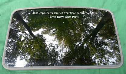 2002 JEEP LIBERTY LIMITED YEAR SPECIFIC SUNROOF GLASS OEM FREE SHIPPING! - RarePartsFinder.Com