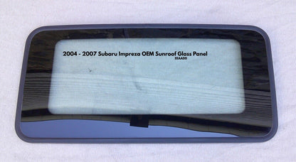 2004 - 2007 SUBARU IMPREZA OEM FACTORY SUNROOF GLASS PANEL FREE SHIPPING! - RarePartsFinder.Com