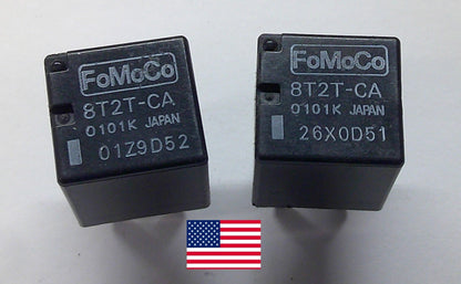 USA SELLER SET OF FORD OEM RELAYS 8T2T-CA 0101K TESTED  1 YEAR WARRANTY! F1