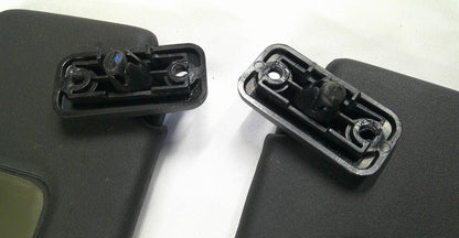 10 15 Camaro Driver Passenger Side Sun Visors Left Right Visor Black Pair B5 - RarePartsFinder.Com
