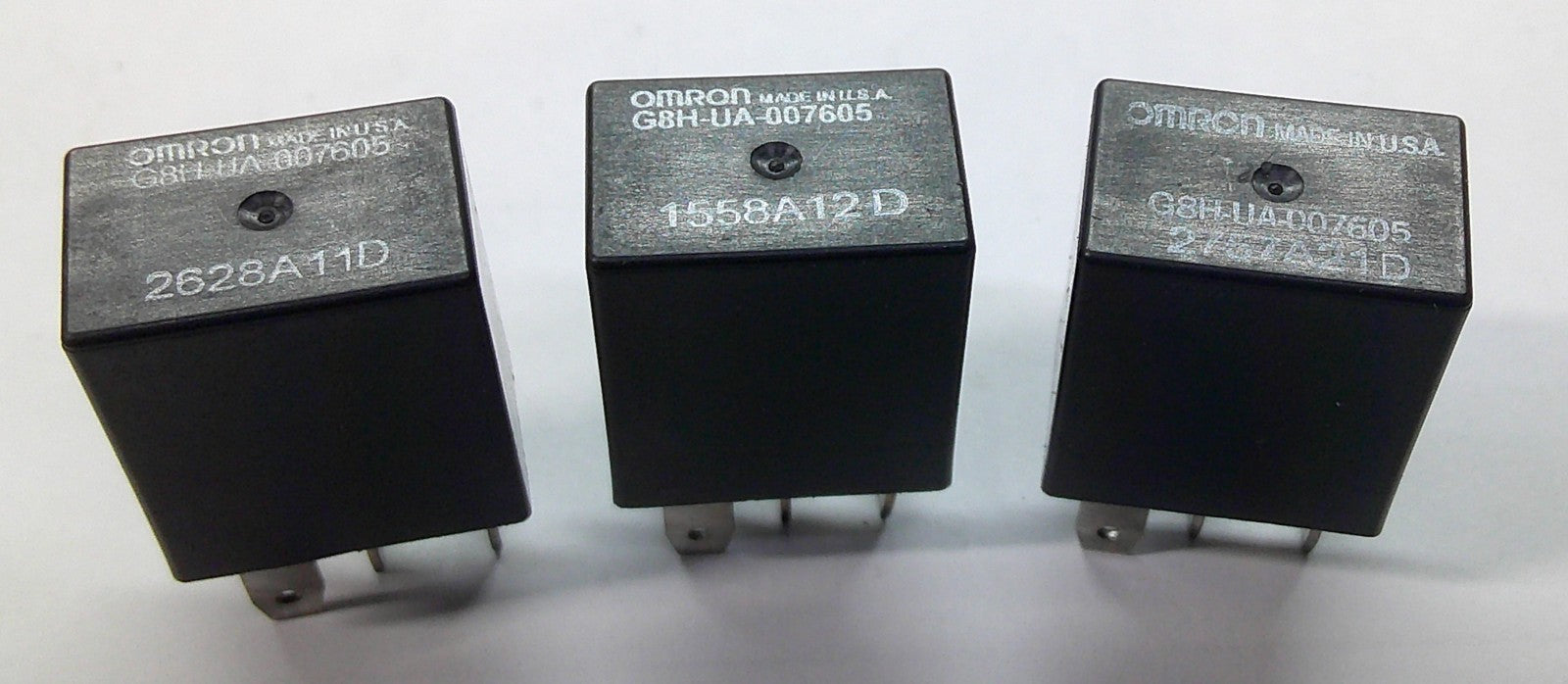 SET OF 3 HONDA OMRON RELAYS G8H-UA-007605 OEM  1 YEAR WARRANTY! H6