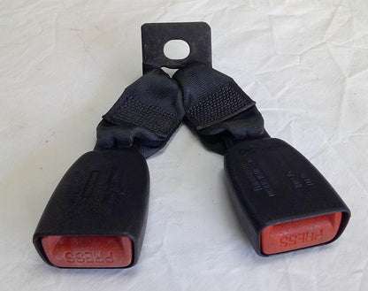 2001 - 2005 DODGE NEON BACK SEAT 2ND ROW BELT BUCKLE SET FREE SHIPPING B4