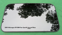 2010 VOLKSWAGON VW GTI YEAR SPECIFIC SUNROOF GLASS OEM NO ACCIDENT FREE SHIPPING - RarePartsFinder.Com