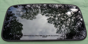 2008 HONDA CIVIC 2 DOOR YEAR SPECIFIC SUNROOF GLASS OEM FREE SHIPPING
