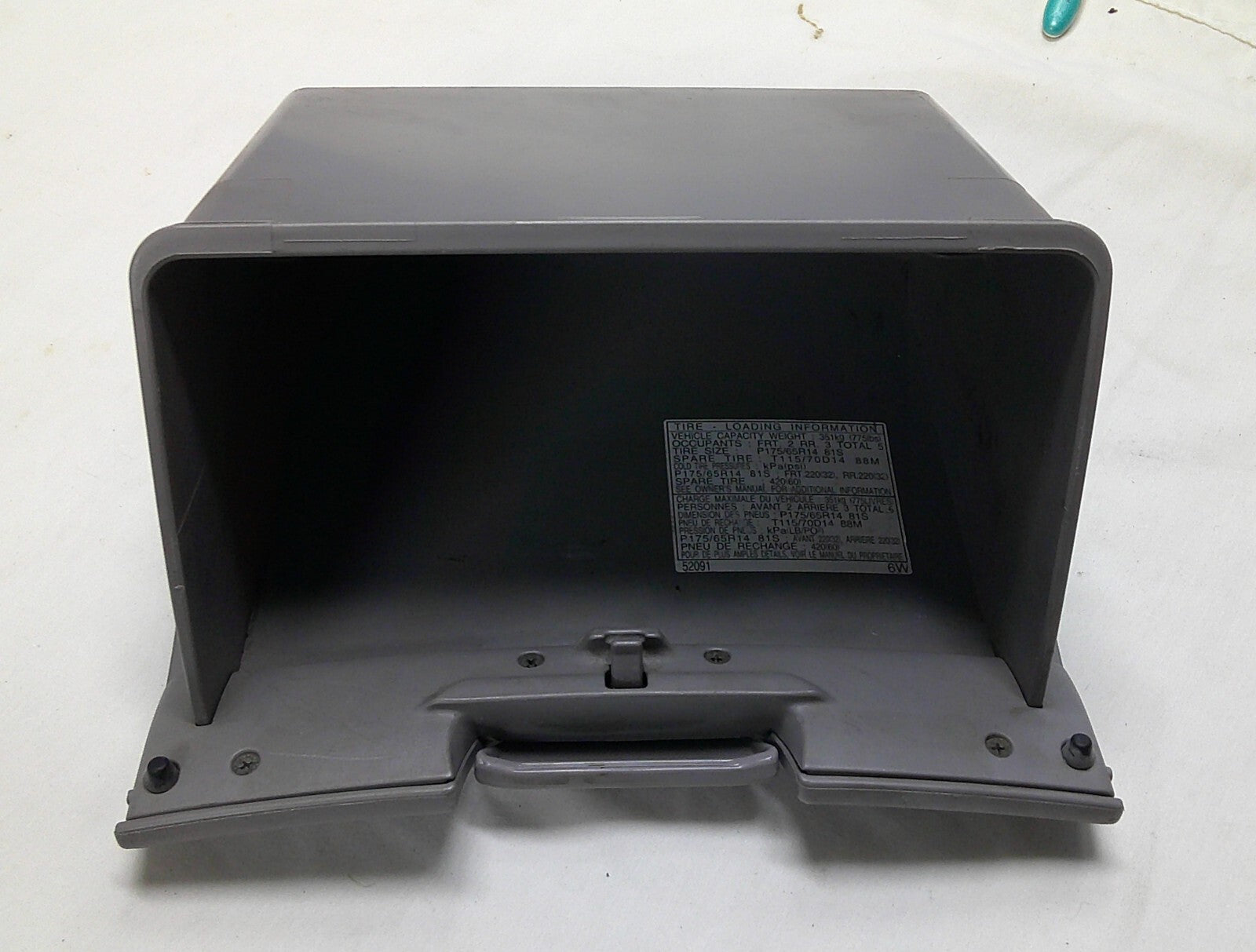 2000 - 2003 Toyota Echo Glove Box Compartment OEM 58192-06020 A1 - RarePartsFinder.Com