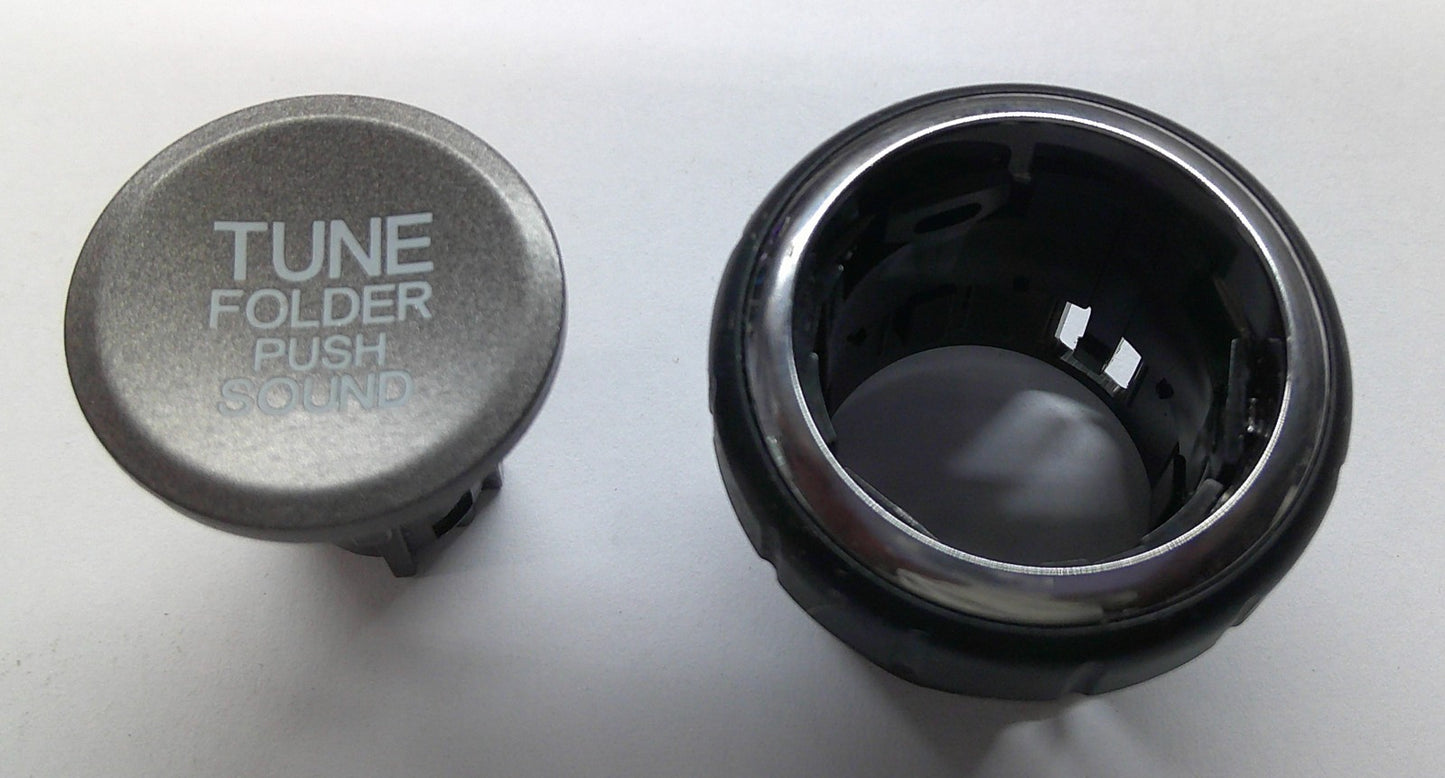 07 08 09 ACURA MDX STEREO RADIO TUNE FOLDER KNOB SET OEM 39101-STX-A210-M1
