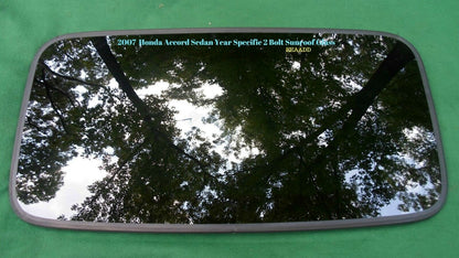 2007 HONDA ACCORD SEDAN OEM YEAR SPECIFIC SUNROOF GLASS 2 BOLT DESIGN FREE SHIP - RarePartsFinder.Com
