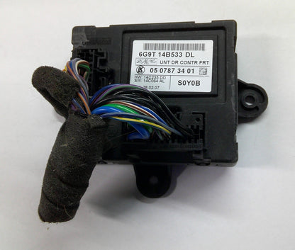 07-09 JAGUAR XK FRONT LEFT DOOR CONTROL MODULE UNIT 6G9T14B533DL Free Ship A17