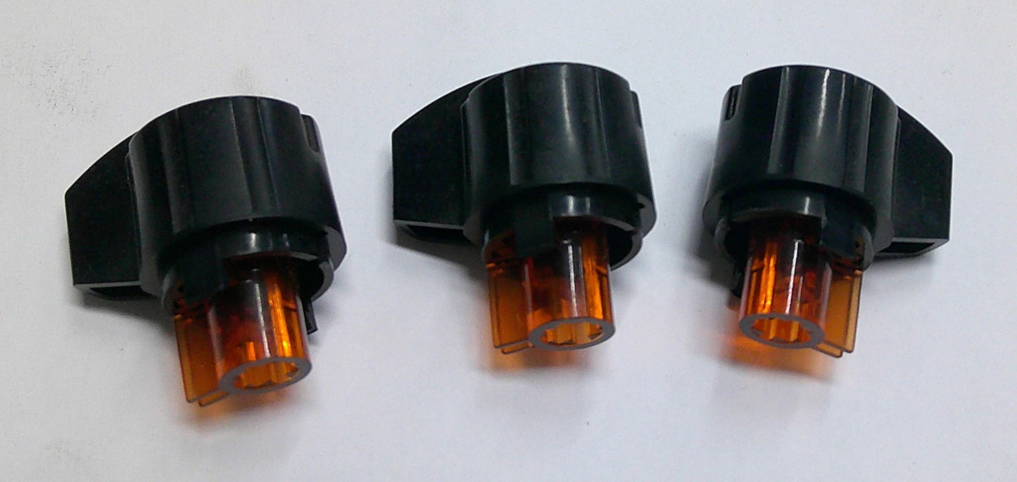 2000 - 2004 Nissan Xterra A/C Heater Climate Control Knob Set OEM 27559-7Z415