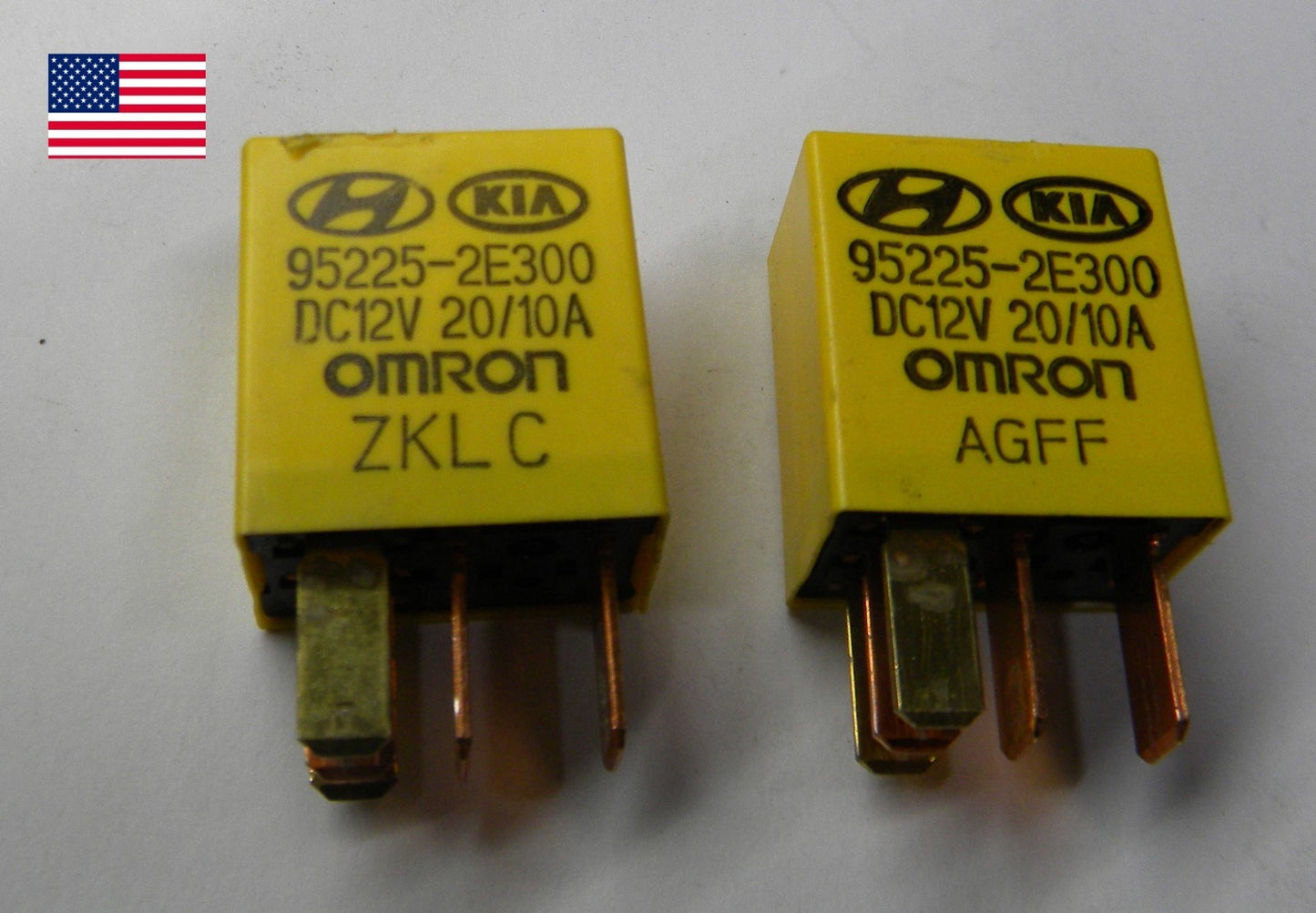 HYUNDAI  KIA OMRON 12V 20A 95225-2E300 RELAY SET OEM TESTED 1 YEAR WARRANTY  HY1