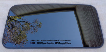 05 - 12 NISSAN PATHFINDER 05 - 19 NISSAN FRONTIER SUNROOF GLASS PANEL FREE SHIP