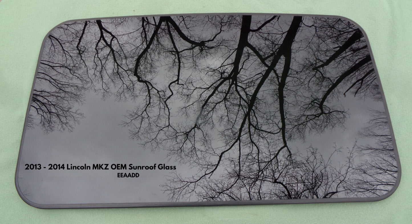 2013 2014 LINCOLN MKZ OEM FACTORY SUNROOF GLASS PANEL FREE SHIPPING! - RarePartsFinder.Com