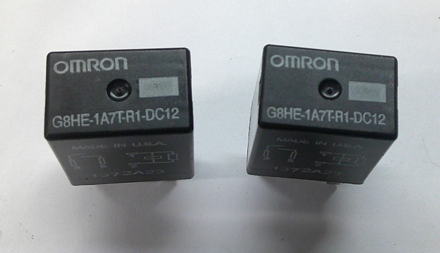 OMRON OEM RELAY SET G8HE-1A7T-R1-DC12 FREE SHIPPING 1 YEAR WARRANTY! GM11 - RarePartsFinder.Com