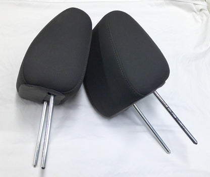 04 - 08 Ford F-150 Headrest Head Rest Set Dark Gray Cloth OEM 4L3Z-18611A08-BBC