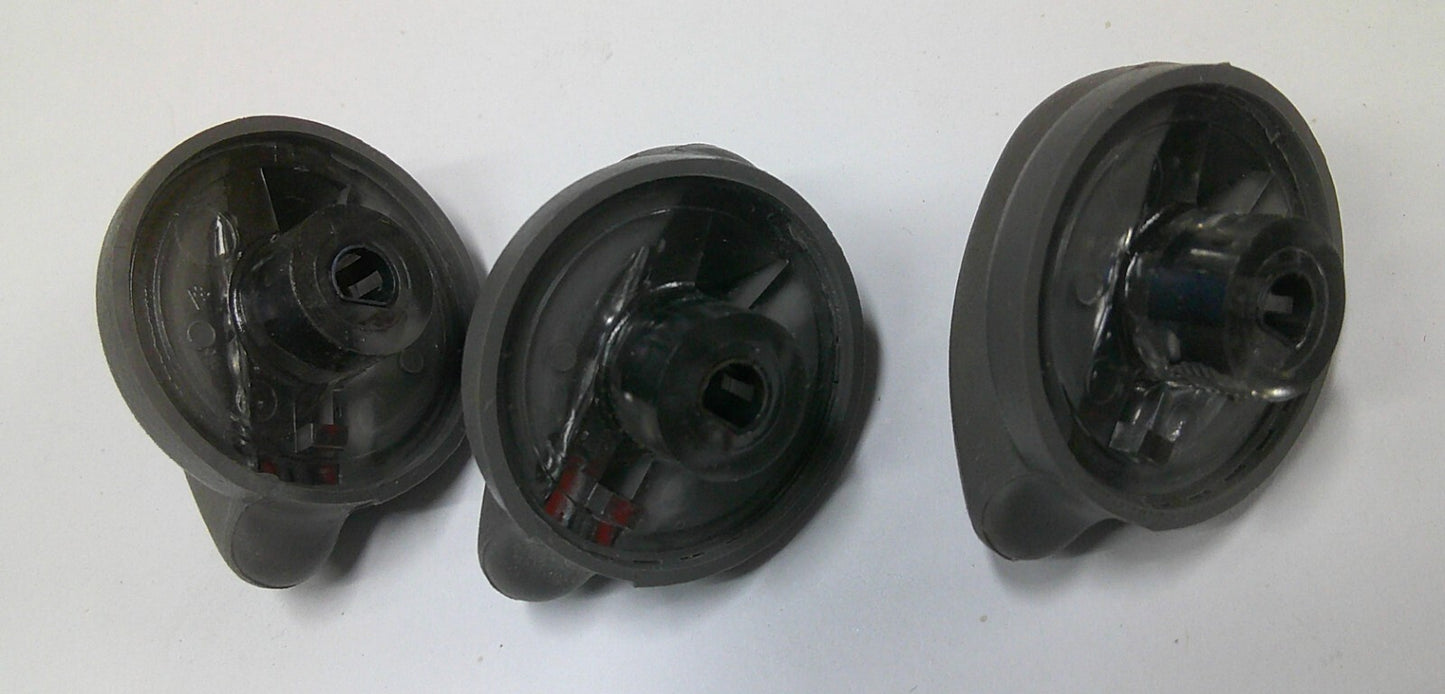 1995 - 2005 CAVALIER SUNFIRE GREY CLIMATE CONTROL  KNOB SET OEM FREE SHIPPING - RarePartsFinder.Com