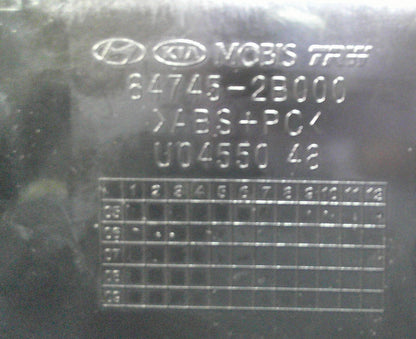 2007 - 2012 HYUNDAI SANTA FE CUBBY STORAGE BIN BOX COMPARTMENT 84745-2B000-HZ B2 - RarePartsFinder.Com