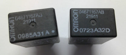 OMRON RELAY SET 04671167AB  G8HN-7010003 1 YEAR WARRANTY OEM GM1