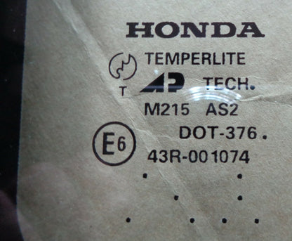 1997 HONDA CIVIC 2 DOOR OEM YEAR SPECIFIC SUNROOF GLASS