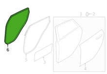 11 - 19 Ford Fiesta Passenger Front On Body Weatherstrip OEM BE8Z-5425324-A W10