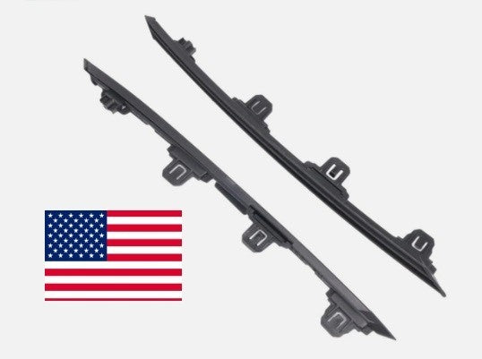 Grille L R Front Bumper Upper Trim For 19 - 22 Toyota Rav4 531240R040 531230R050