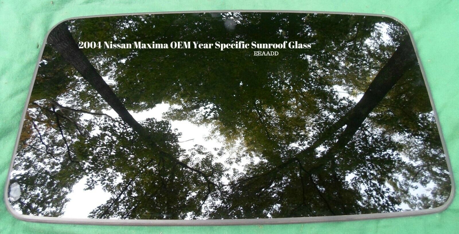 2004 NISSAN MAXIMA YEAR SPECIFIC OEM FACTORY SUNROOF GLASS FREE SHIPPING - RarePartsFinder.Com