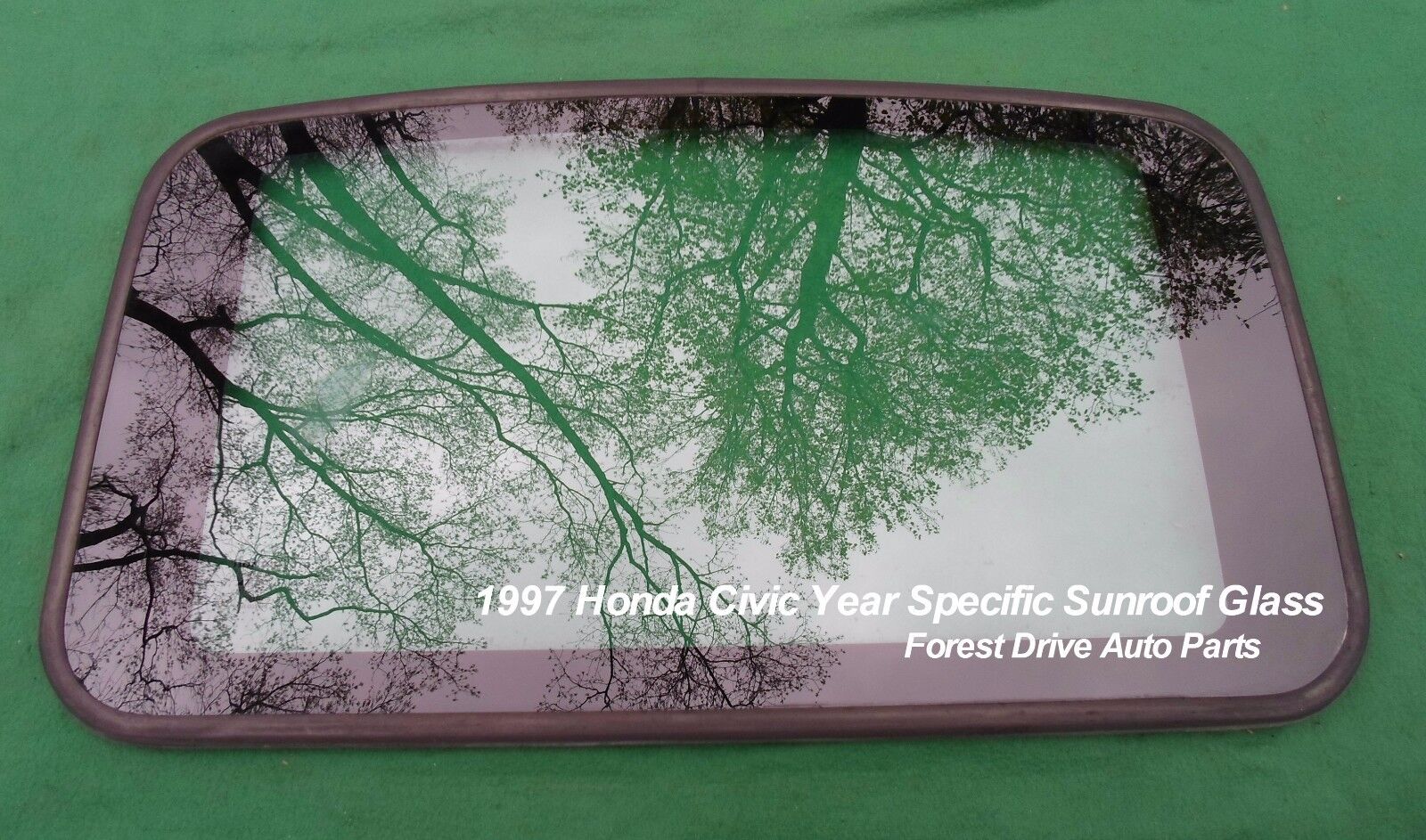 1997 HONDA CIVIC 4 DOOR OEM YEAR SPECIFIC SUNROOF GLASS NO ACCIDENT FREE SHIP - RarePartsFinder.Com