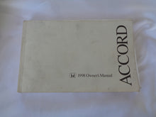 1998 HONDA ACCORD OWNERS MANUAL OEM FREE SHIPPING! - RarePartsFinder.Com