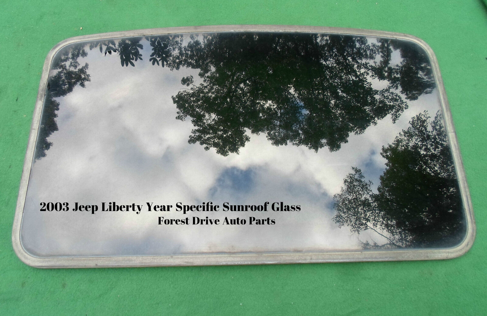 2003 JEEP LIBERTY OEM FACTORY YEAR SPECIFIC SUNROOF GLASS  FREE SHIPPING! - RarePartsFinder.Com