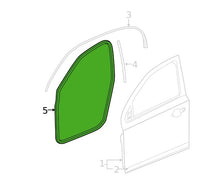 05 - 10 Chevy Cobalt L / R Front  Door On Body Weatherstrip OEM 15824089 W10