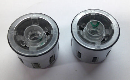 2008 2009 VOLKSWAGON TOUAREG RADIO STEREO TUNER CONTROL KNOB SET OEM - RarePartsFinder.Com