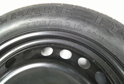 2005 - 2010 Volvo S40 Emergency Spare Tire Wheel Donut OEM - RarePartsFinder.Com