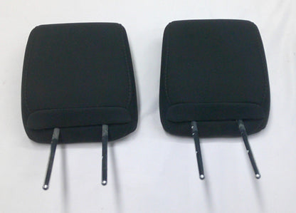 07 - 10 DODGE NITRO REAR SEAT HEADREST HEAD REST SET CLOTH BLACK OEM FREE SHIP