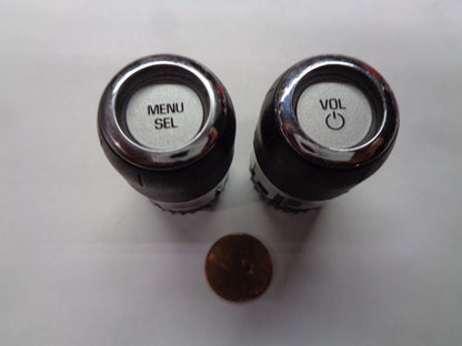 2010 2011 CHEVY EQUINOX  RADIO STEREO CONTROL KNOB SET OEM FREE SHIPPING! - RarePartsFinder.Com