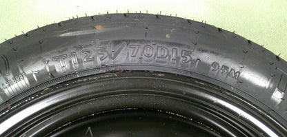 NEVER USED 06 - 11 Honda Civic Emergency Spare Tire Wheel Donut OEM Free Ship - RarePartsFinder.Com