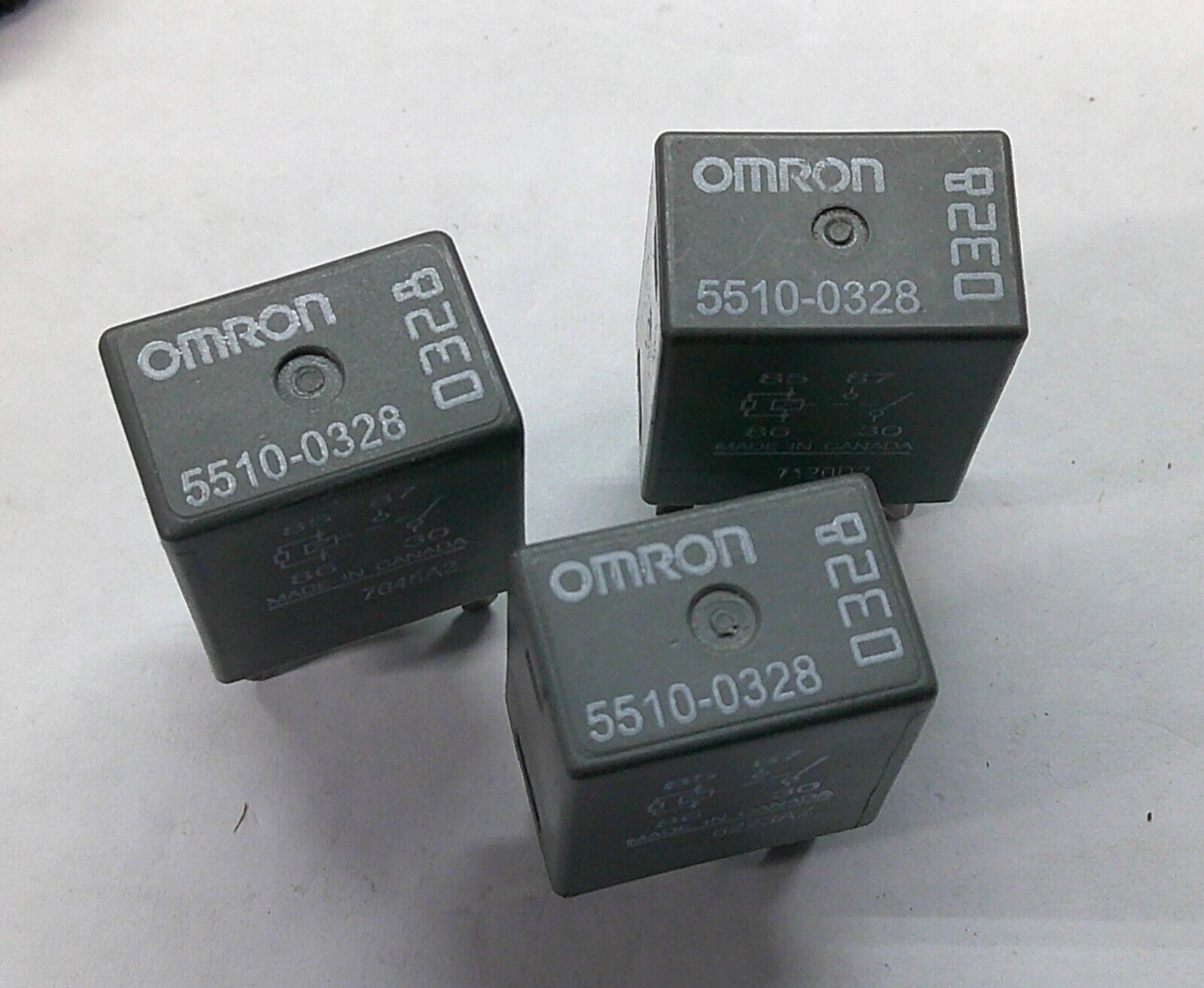 3 PC GM OMRON RELAY 5510-0328  0328   TESTED 1 YEAR WARRANTY FREE SHIPPING!  GM3 - RarePartsFinder.Com
