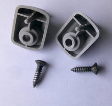 Chrysler Sebring Dodge Avenger Sun Visor Clip Set OEM MR711724 SC1 - RarePartsFinder.Com