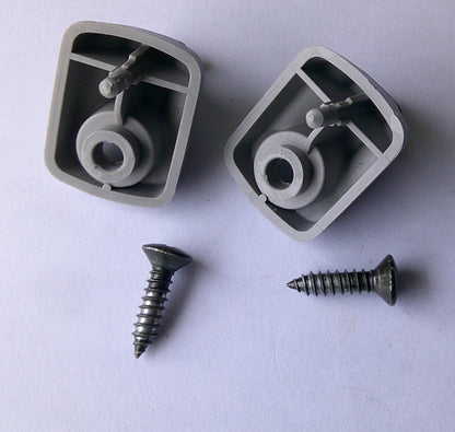 Chrysler Sebring Dodge Avenger Sun Visor Clip Set OEM MR711724 SC1 - RarePartsFinder.Com