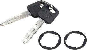 USA 2PCS Door Lock Cylinder Keys for Ford E-150 E-250 Mercury XL2Z-7821990-AC