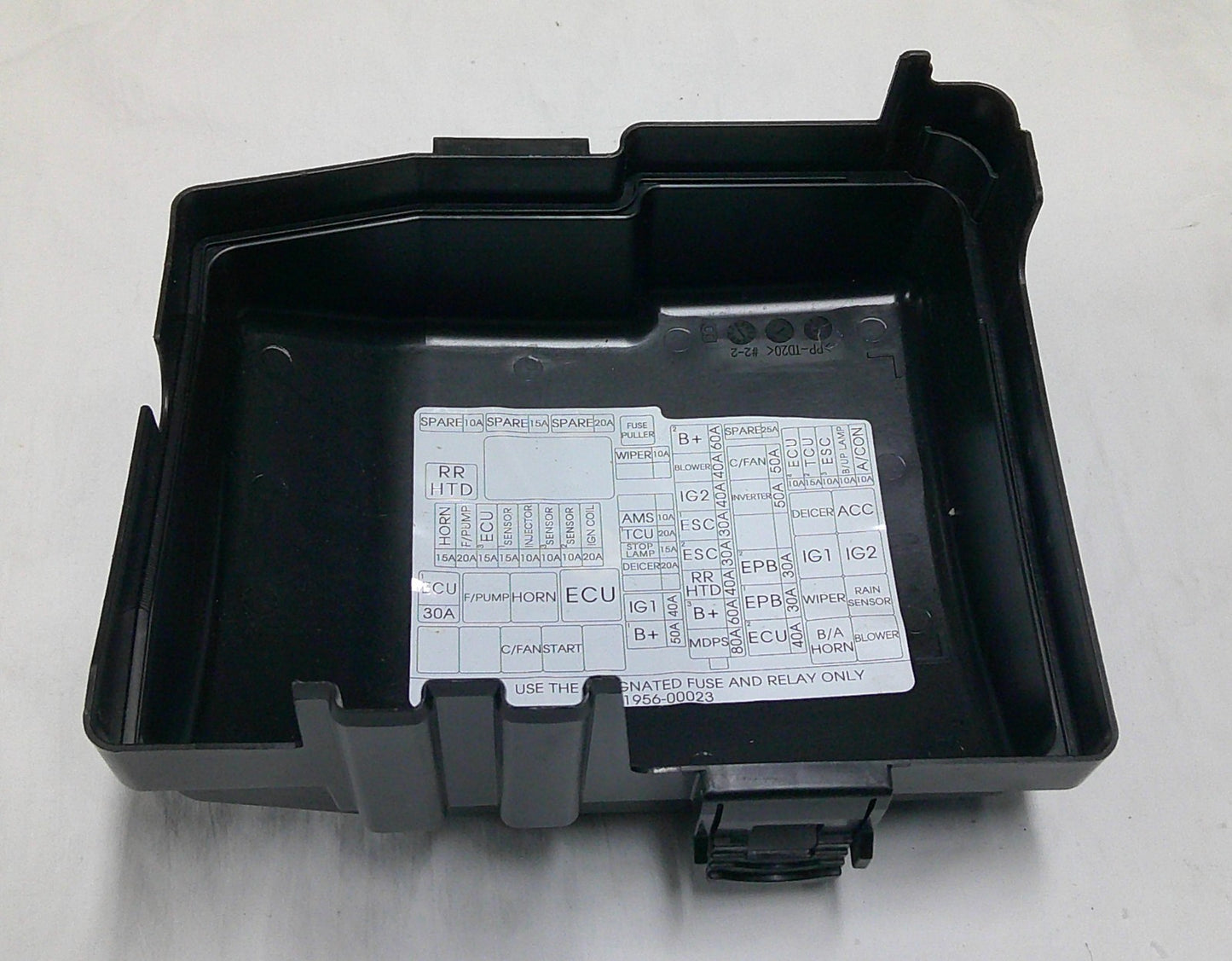 14 15 Kia Optima Engine Compartment Fuse Relay Box Cover Lid  91955-2T730 R2