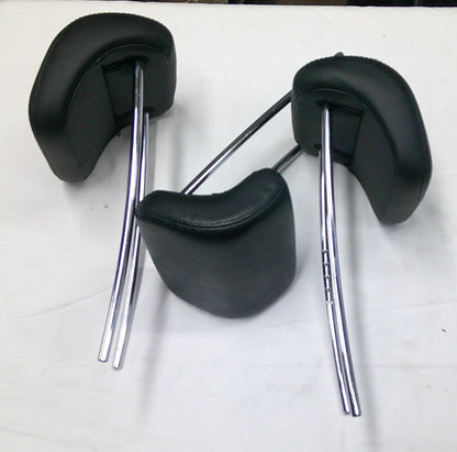 06 - 07 MERCEDES BENZ ML350 OEM BLACK LEATHER REAR HEADREST SET FREE SHIPPING!