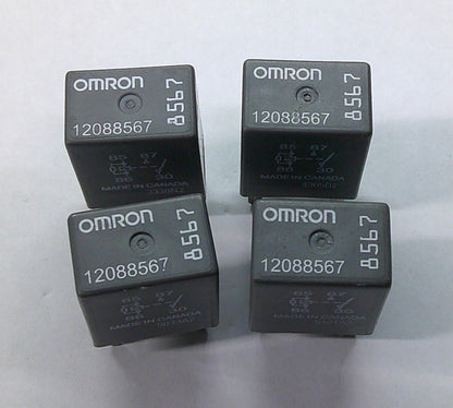 USA SELLER GM OMRON RELAY 4 PC 12088567 1 YEAR WARRNTY TESTED OEM GM10