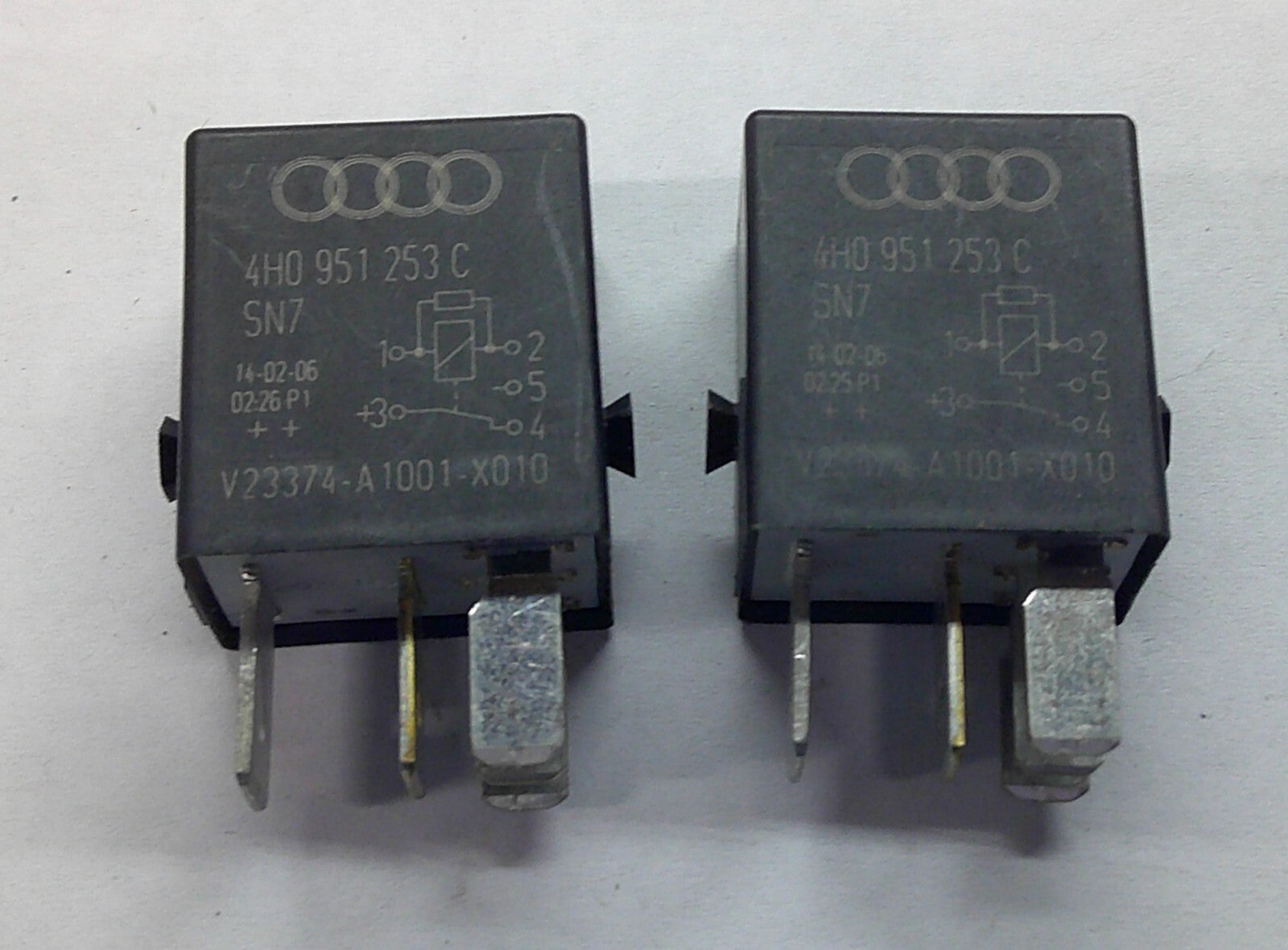 USA SELLER VW AUDI  646 4H0951253C RELAY SET TESTED 1 YEAR WARRNTY FREE SHIP VW1 - RarePartsFinder.Com