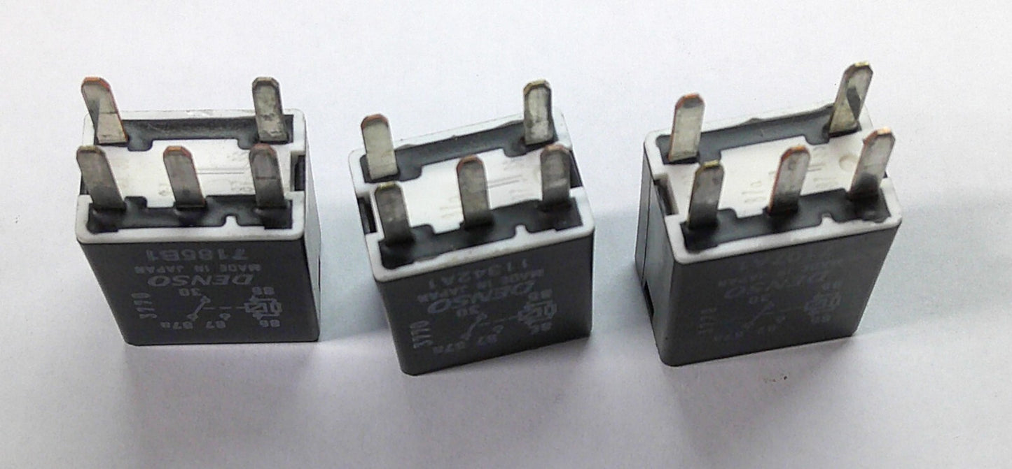 USA SELLER GM DENSO13502751  OEM 3 PC RELAY LOT  1 YEAR WARRANTY GM11 - RarePartsFinder.Com