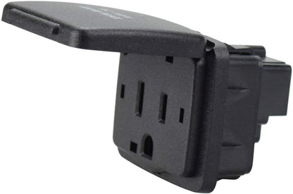 Center Console Power Outlet FL3Z-9N236-A For 17 - 19 Ford F250 F350 F450 F550 - RarePartsFinder.Com