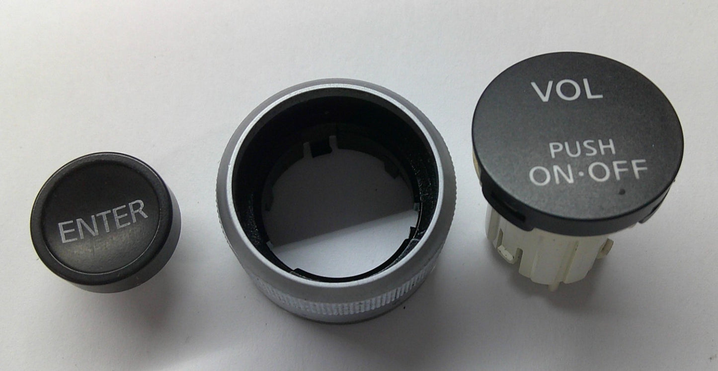 2005 2006 INFINITI G35 RADIO STEREO TUNER CONTROL KNOB SET OEM