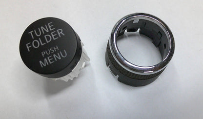 2017 NISSAN VERSA RADIO STEREO CONTROL SELECTOR TUNER KNOB SET OEM FREE SHIPPING