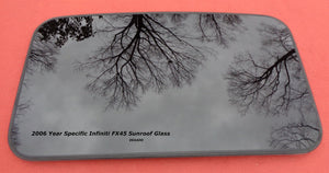 2006 YEAR SPECIFIC INFINITI FX45 OEM FACTORY SUNROOF GLASS FREE SHIPPING!