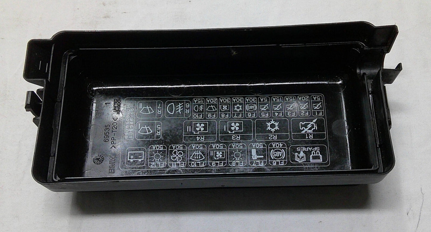 02 - 06 R50 R52 R53 Mini Cooper Under Hood Fuse Relay Box Cover Lid Free Ship R1